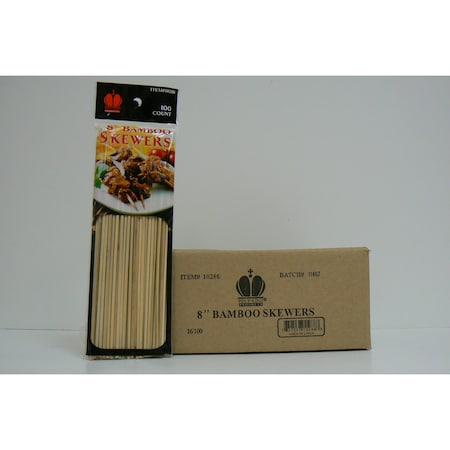 Goldmax 8 Bamboo Skewers, PK19200